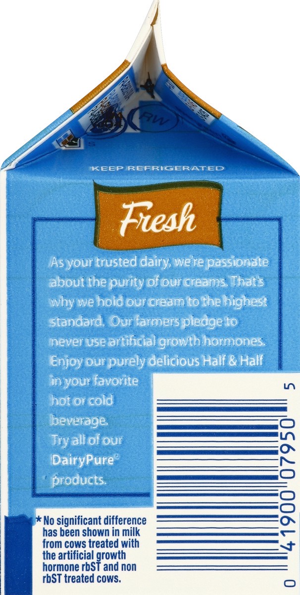 slide 2 of 5, Dairy Pure Meadow Gold DairyPure Half and Half - 1 Pint, 1 pint