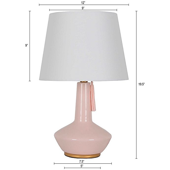 slide 4 of 4, Marmalade Chloe Table Lamp - Pink, 1 ct