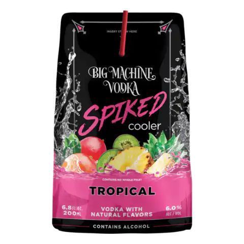 slide 1 of 1, Big Machine Spiked Cooler Tropical, 8 ct; 200 ml