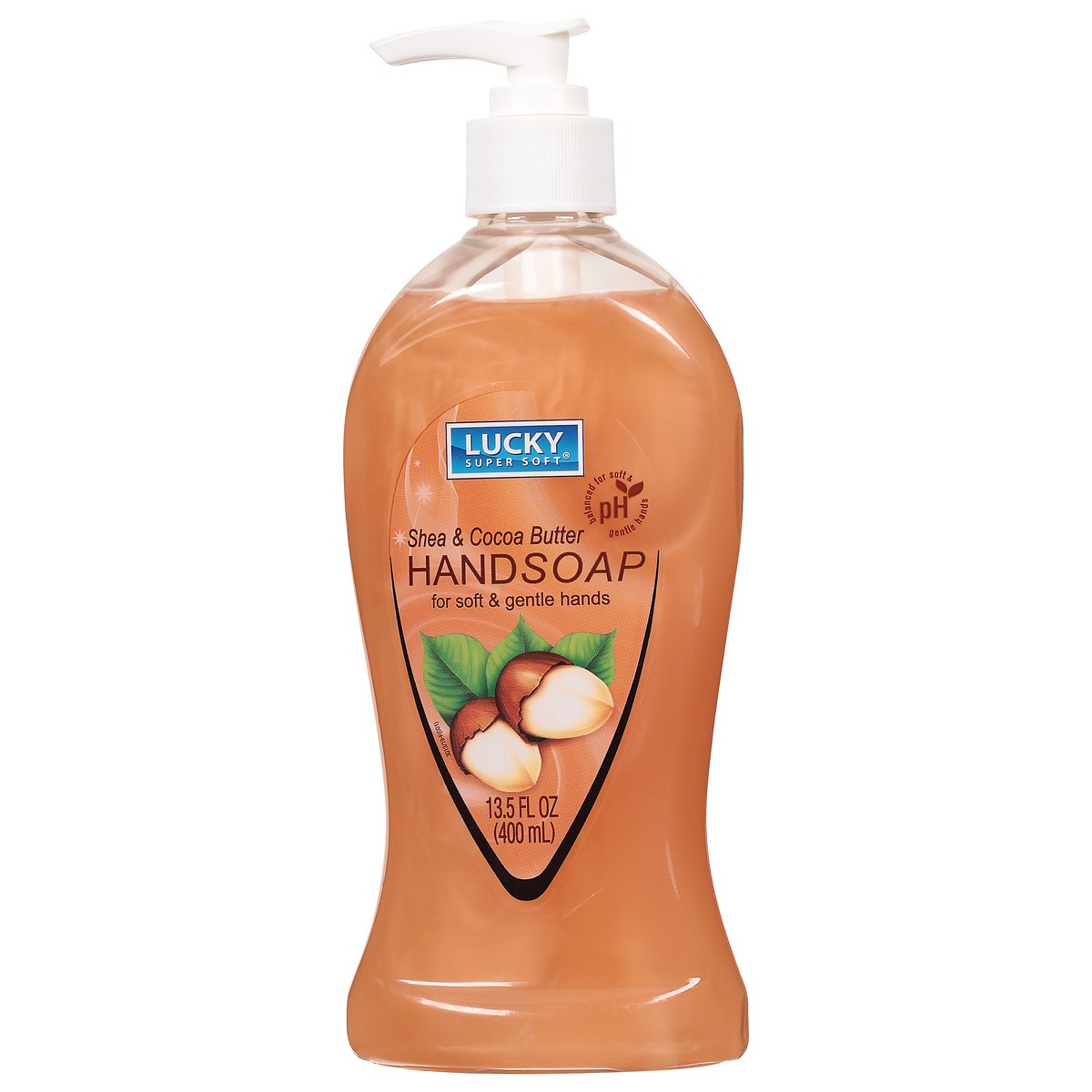 slide 3 of 10, Lucky Super Soft Shea & Cocoa Hand Soap 13.5 fl oz, 13.5 fl oz