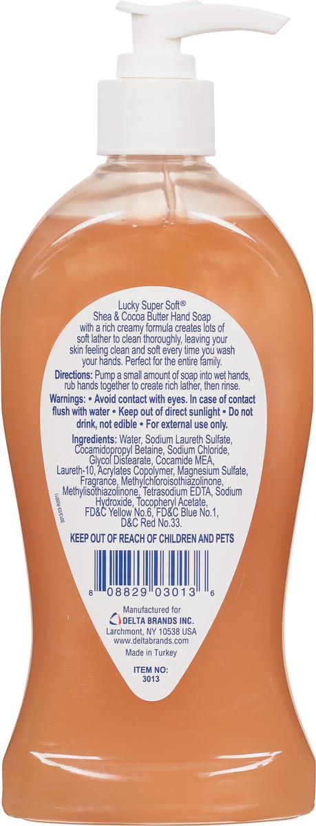 slide 9 of 10, Lucky Super Soft Shea & Cocoa Hand Soap 13.5 fl oz, 13.5 fl oz