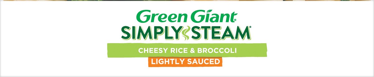 slide 2 of 4, Green Giant Simply Steam™ Lightly Sauced Cheesy Rice & Broccoli 10 oz. Bag, 