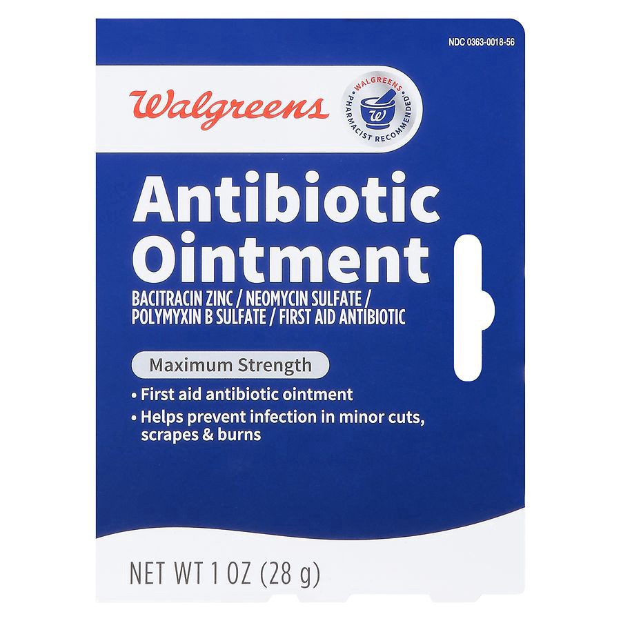 slide 3 of 5, Walgreens Maximum Strength Antibiotic Ointment, 1 oz