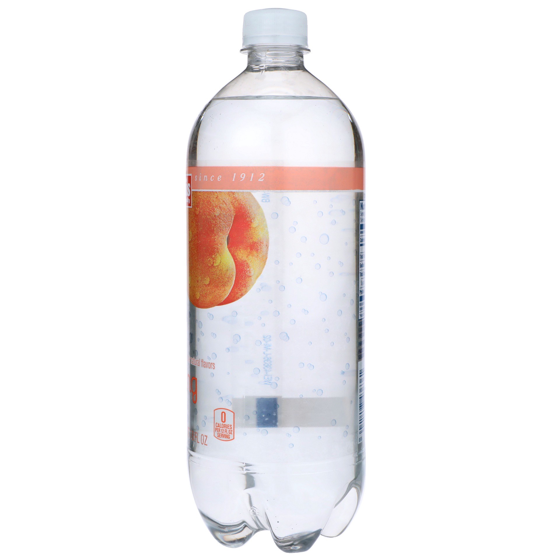 slide 3 of 6, Weis Quality Sparkling Peach Water - 33.8 fl oz, 33.8 fl oz