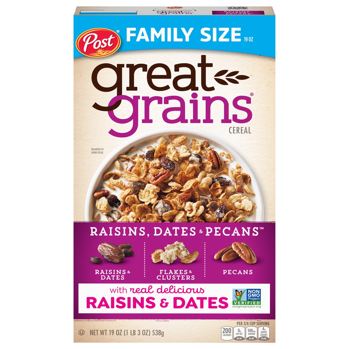 slide 1 of 8, 1/19 Post Gg Raisins, Dates & Pecans, 16 oz