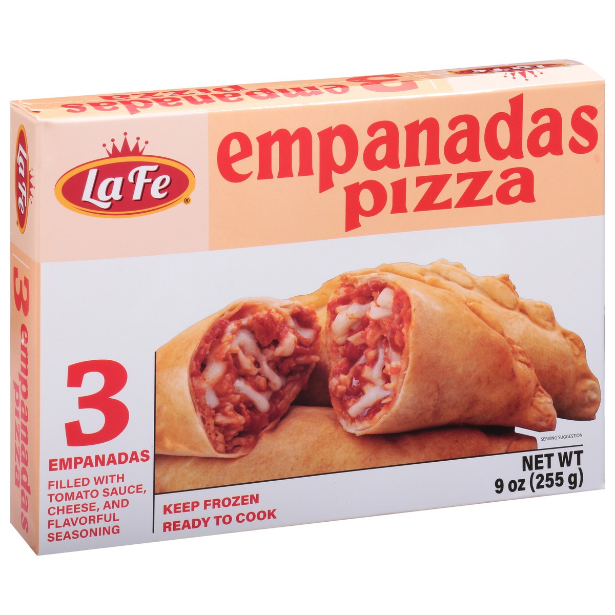 slide 2 of 13, La Fe Pizza Empanadas 3 ea, 3 ct