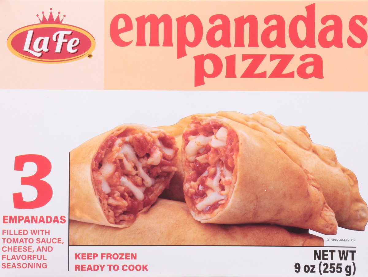 slide 11 of 13, La Fe Pizza Empanadas 3 ea, 3 ct