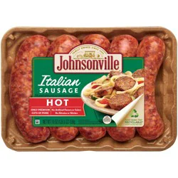 Johnsonville Natural Casing Hot Italian Pork Sausage Links