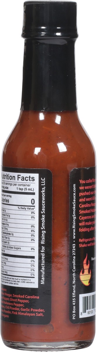 slide 9 of 13, Rising Smoke Sauceworks All In Hot Sauce 5 fl oz, 5 oz