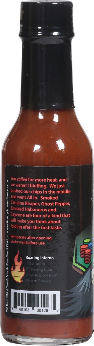 slide 11 of 13, Rising Smoke Sauceworks All In Hot Sauce 5 fl oz, 5 oz