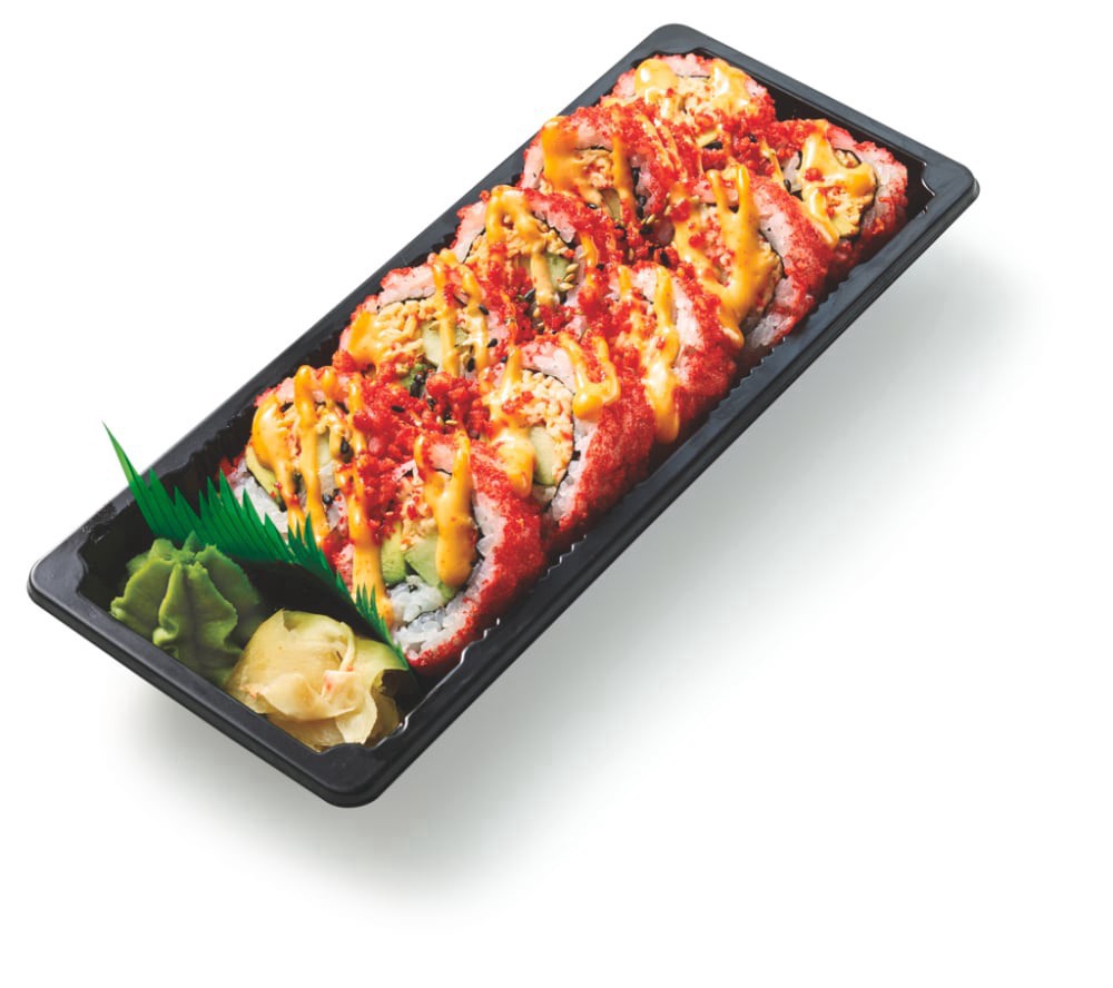 slide 1 of 3, Advanced Fresh Concepts Cheetos Flamin' Hot California Roll, 1 ct