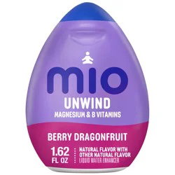 mio Unwind Berry Dragonfruit Liquid Water Enhancer with Magnesium & B Vitamins, 1.62 fl oz Bottle