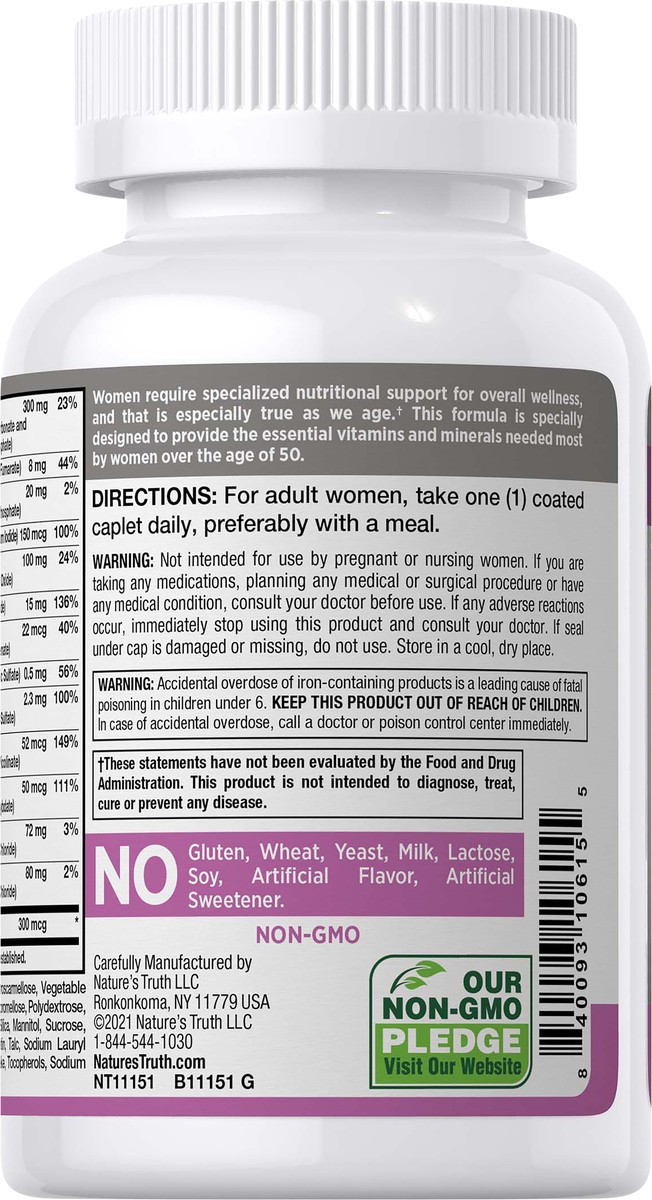 slide 2 of 6, Nature's Truth Natures Truth Abc Complete Senior, 100 ct