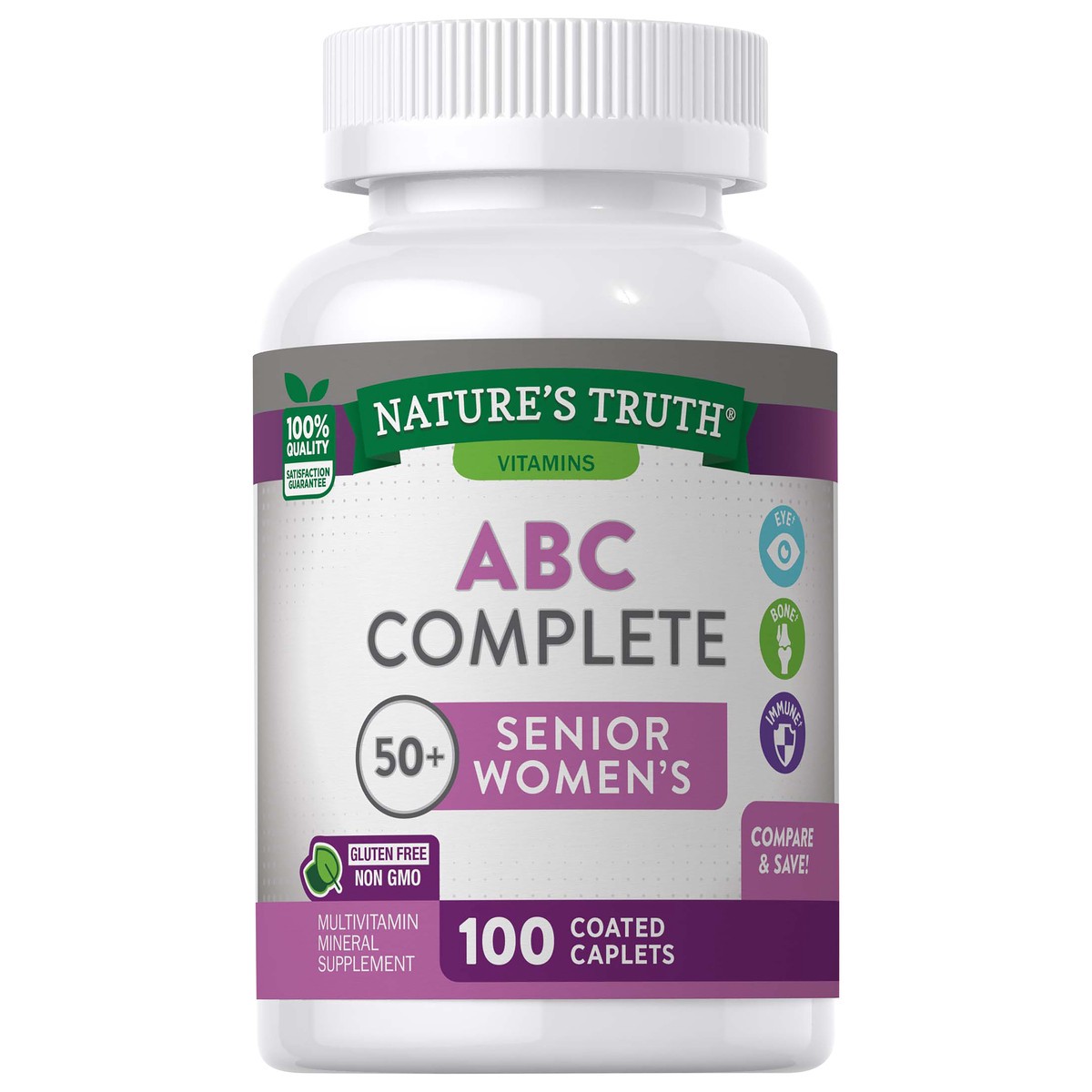 slide 5 of 6, Nature's Truth Natures Truth Abc Complete Senior, 100 ct