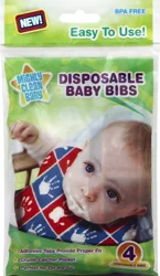 Mighty Clean Disposable Baby Bibs