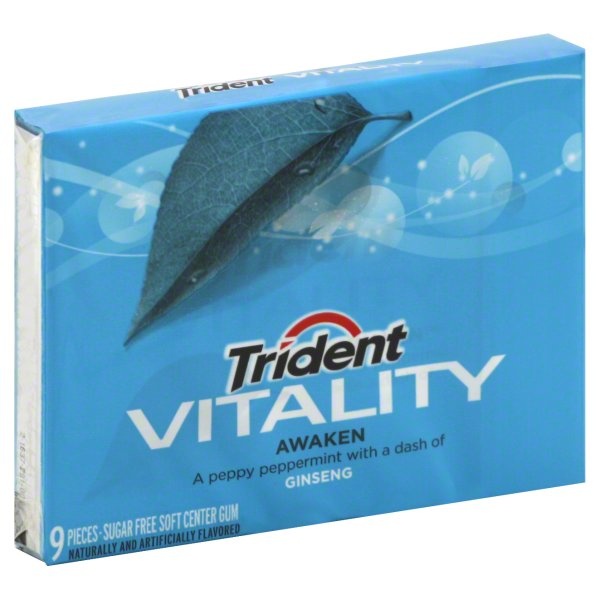 slide 1 of 1, Trident Gum 9 ea, 9 ct