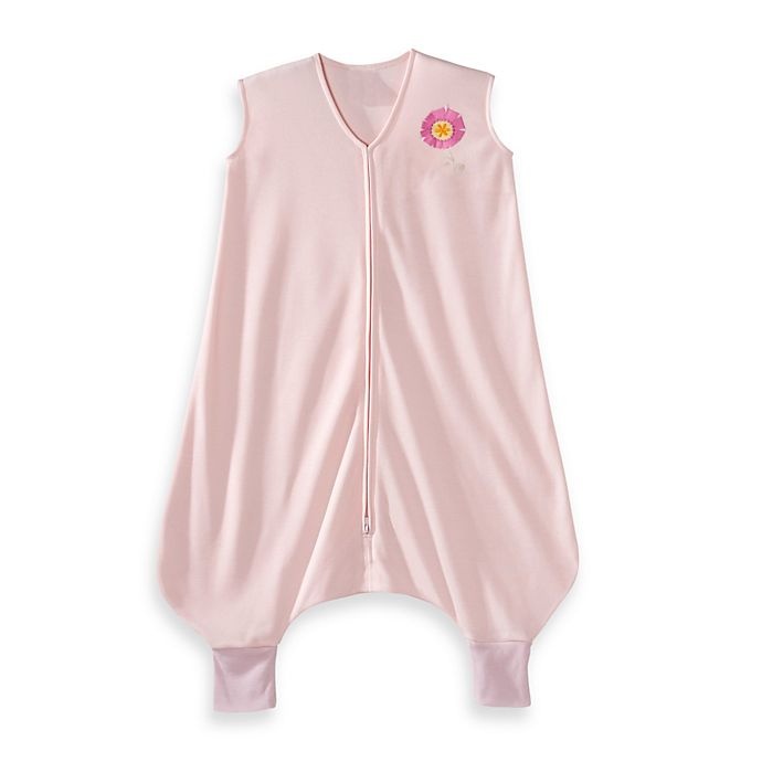 slide 1 of 1, HALO SleepSack Medium Early Walker Lightweight Knit - Pink Flower, 1 ct