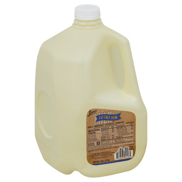 slide 1 of 1, Lowes Foods Fat Free Skim Milk - 1 gal, 1 gal