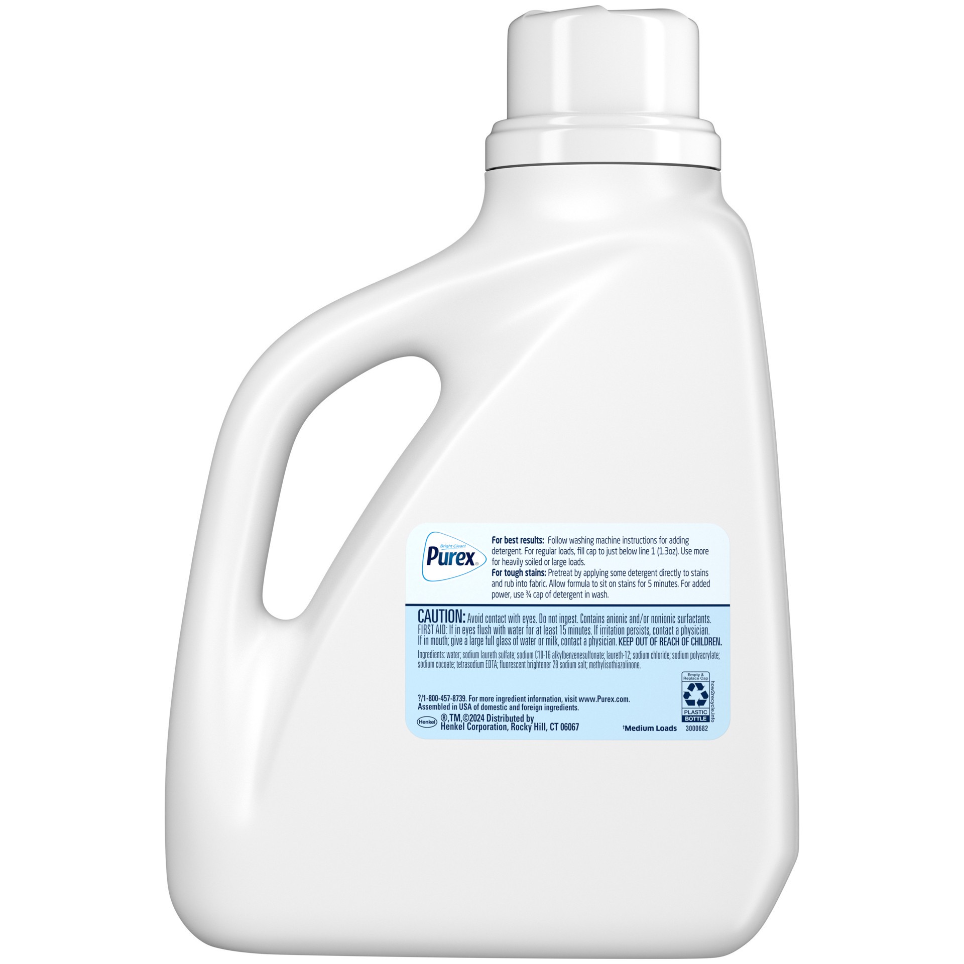 slide 1 of 3, Purex Triple Action Free & Clear Detergent, 75 fl oz