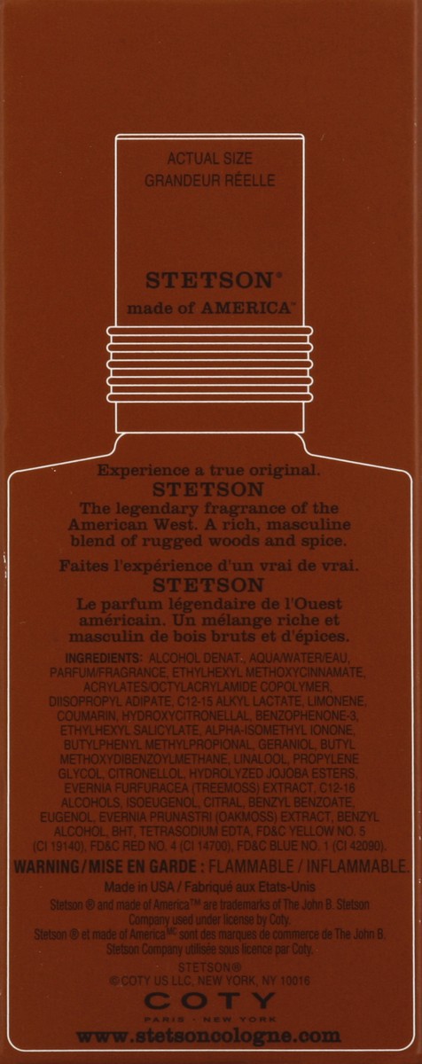 slide 5 of 5, Stetson Original Cologne Spray, 1.5 oz