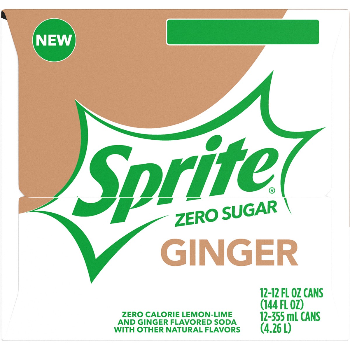 slide 7 of 7, Sprite Ginger Zero Sugar, 12 ct; 12 fl oz