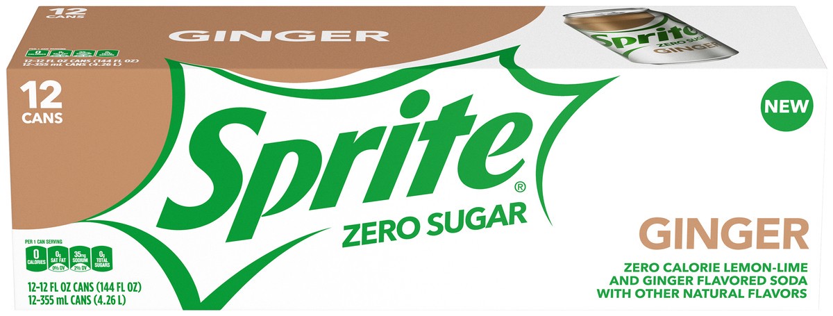 slide 1 of 7, Sprite Soft Drink, 12 ct