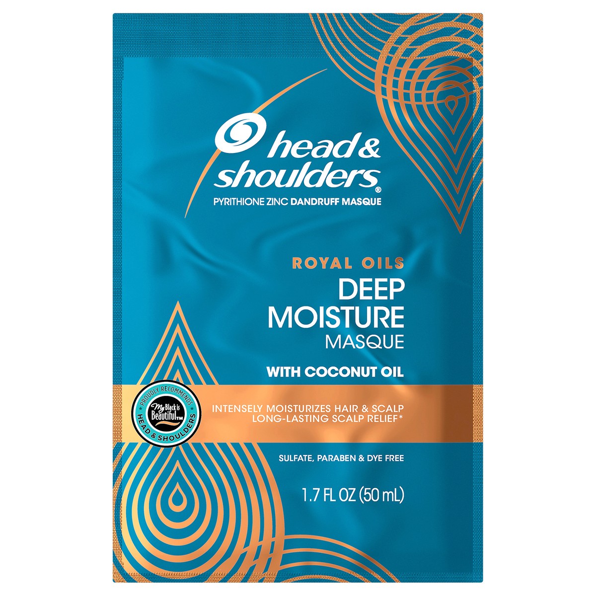 slide 1 of 3, Head & Shoulders Head and Shoulders Royal Oils Deep Moisture Masque Conditioner with Coconut Oil, 1.7 fl oz, 1.7 fl oz