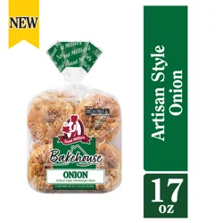 Aunt Millie's Bakehouse Artisan Style Onion Hamburger Buns 8 ct
