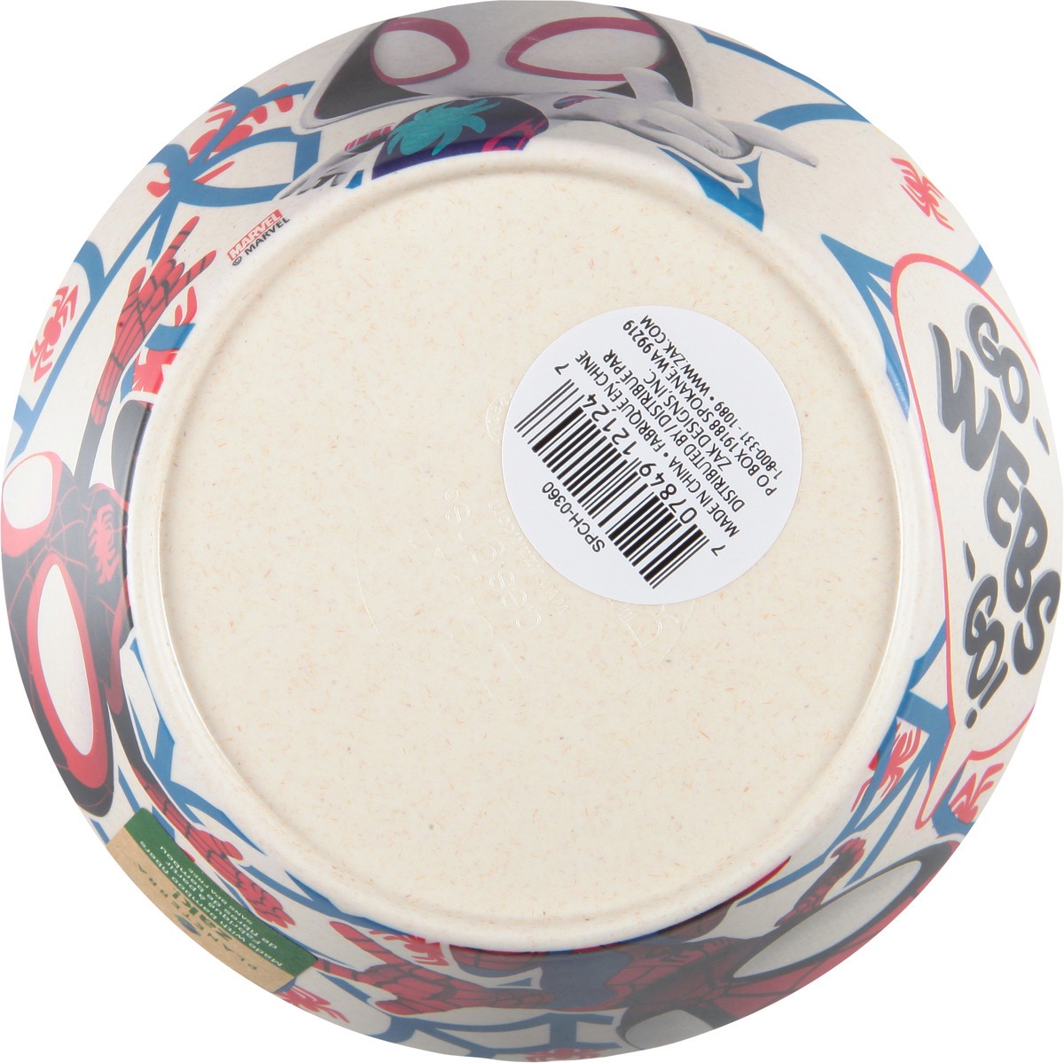 slide 4 of 7, Zak! Designs Zak Bowl 6 Inch Spiderman, 1 ct