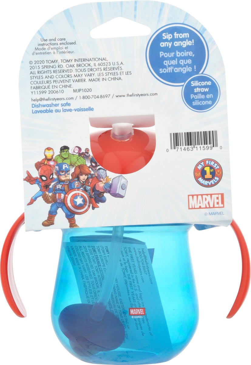 slide 3 of 10, The First Years Marvel Super Hero Adventures Weighted Straw Sippy Cup 1 ea, 1 ct