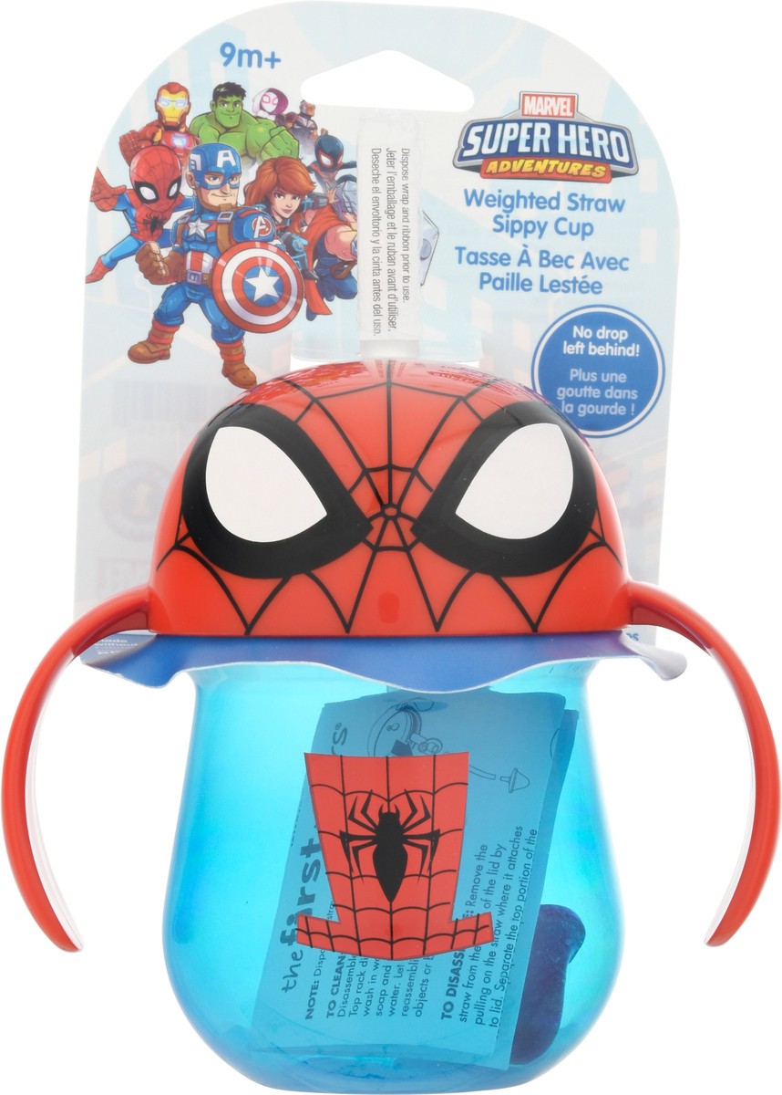 slide 5 of 10, The First Years Marvel Super Hero Adventures Weighted Straw Sippy Cup 1 ea, 1 ct