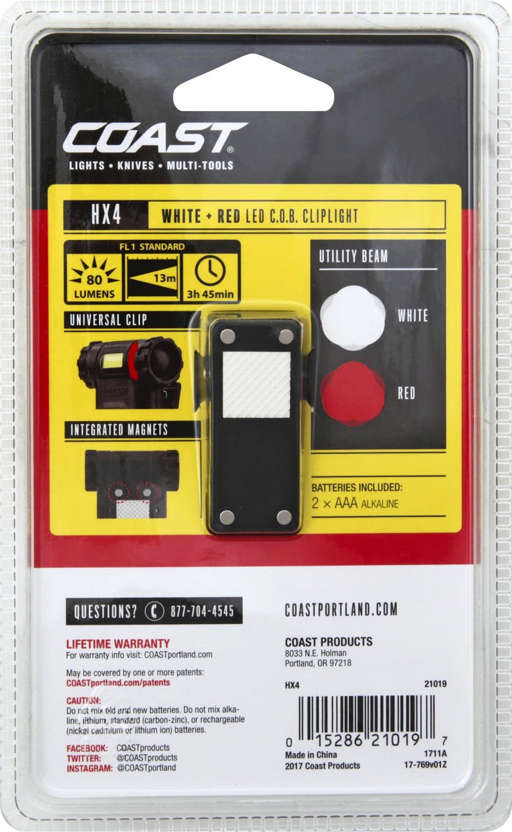 slide 6 of 6, Coast Duel Color Clip Light, 1 ct