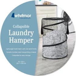 Whitmor Collapsible Laundry Hamper - Assorted