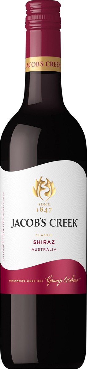 slide 1 of 6, Jacob's Creek Jacobs Creek Classic Shiraz 750mL Bottle, 750 ml