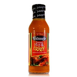 Johnny's Sweet Hot & Crazy Marinade & Wing Sauce