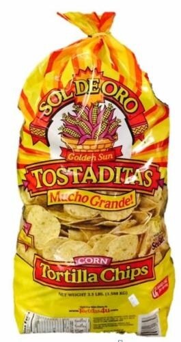 slide 1 of 1, Sol De Oro Tortilla Chips, 3.5 lb