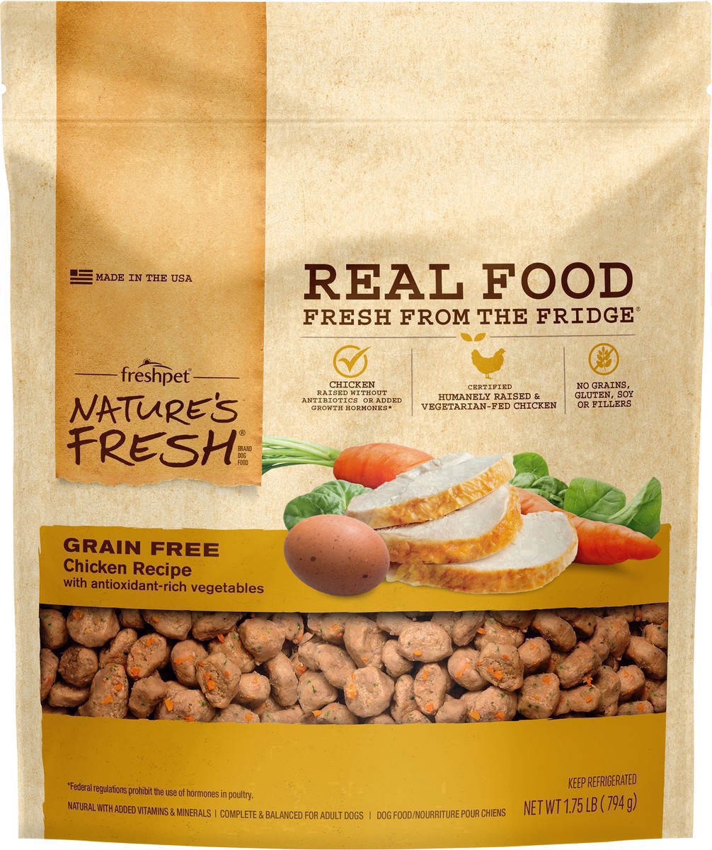 slide 4 of 12, Freshpet Healthy & Natural Dog Food, Fresh Certified Humanely Raised Chicken Recipe, 1.75 lb, 1.75 lb