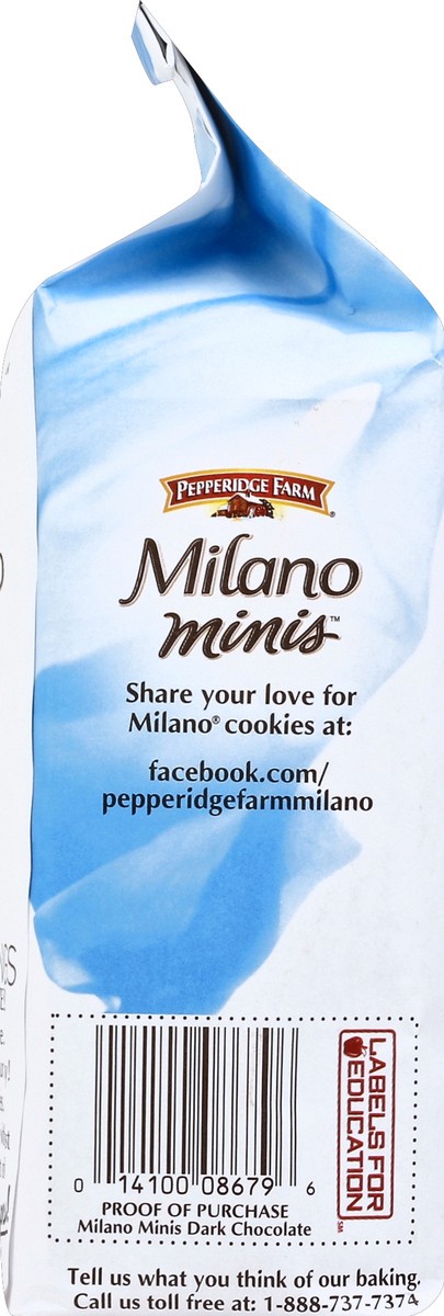 slide 2 of 4, Pepperidge Farm Milano Minis Chocolate Cookies, 4.75 oz