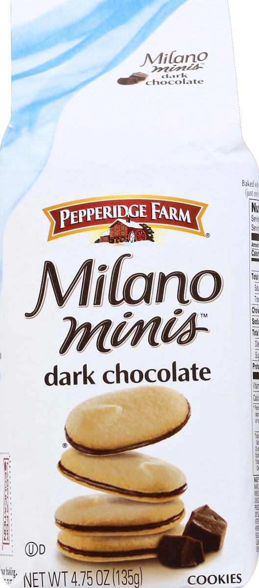 slide 1 of 4, Pepperidge Farm Milano Minis Chocolate Cookies, 4.75 oz