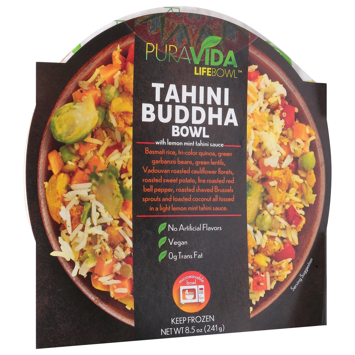 slide 6 of 14, PuraVida Life Bowl Tahini Buddha Bowl 8.5 oz, 8.5 oz