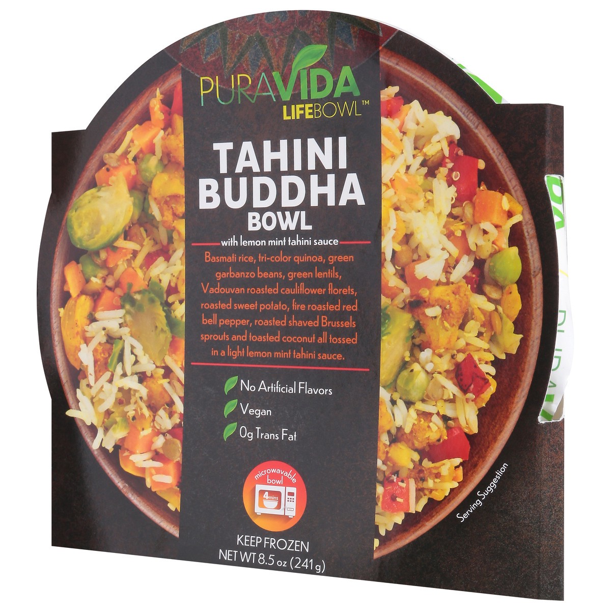 slide 8 of 14, PuraVida Life Bowl Tahini Buddha Bowl 8.5 oz, 8.5 oz