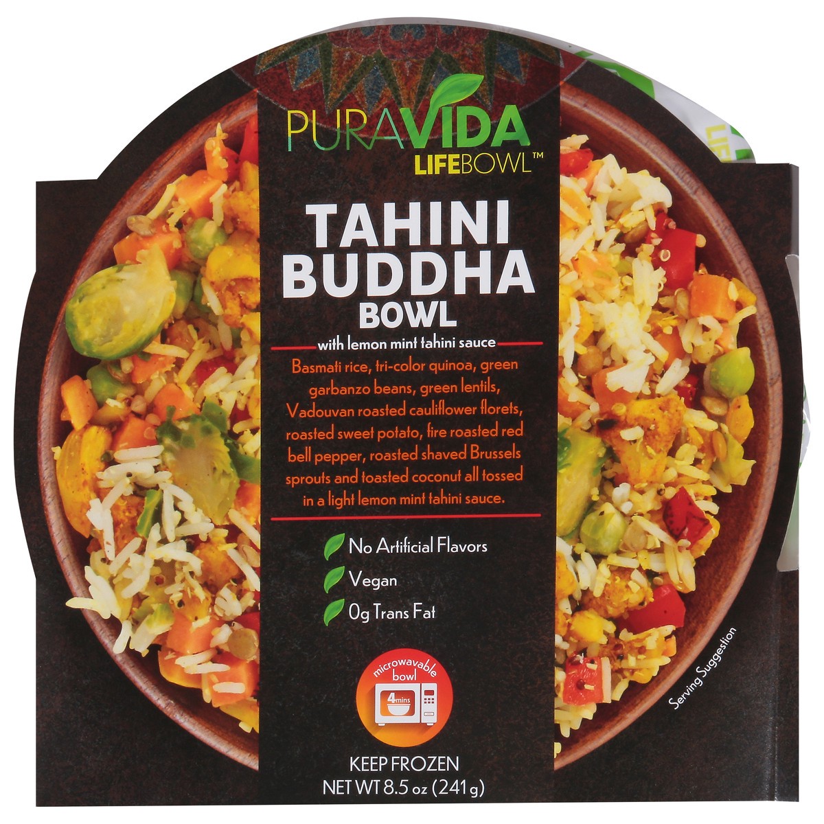 slide 11 of 14, PuraVida Life Bowl Tahini Buddha Bowl 8.5 oz, 8.5 oz