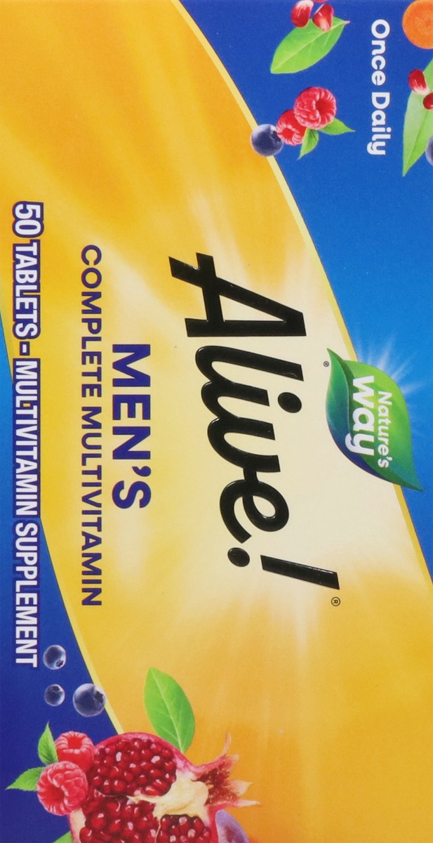 slide 5 of 14, Nature's Way Alive! Men's Complete Multivitamin, 50 ct