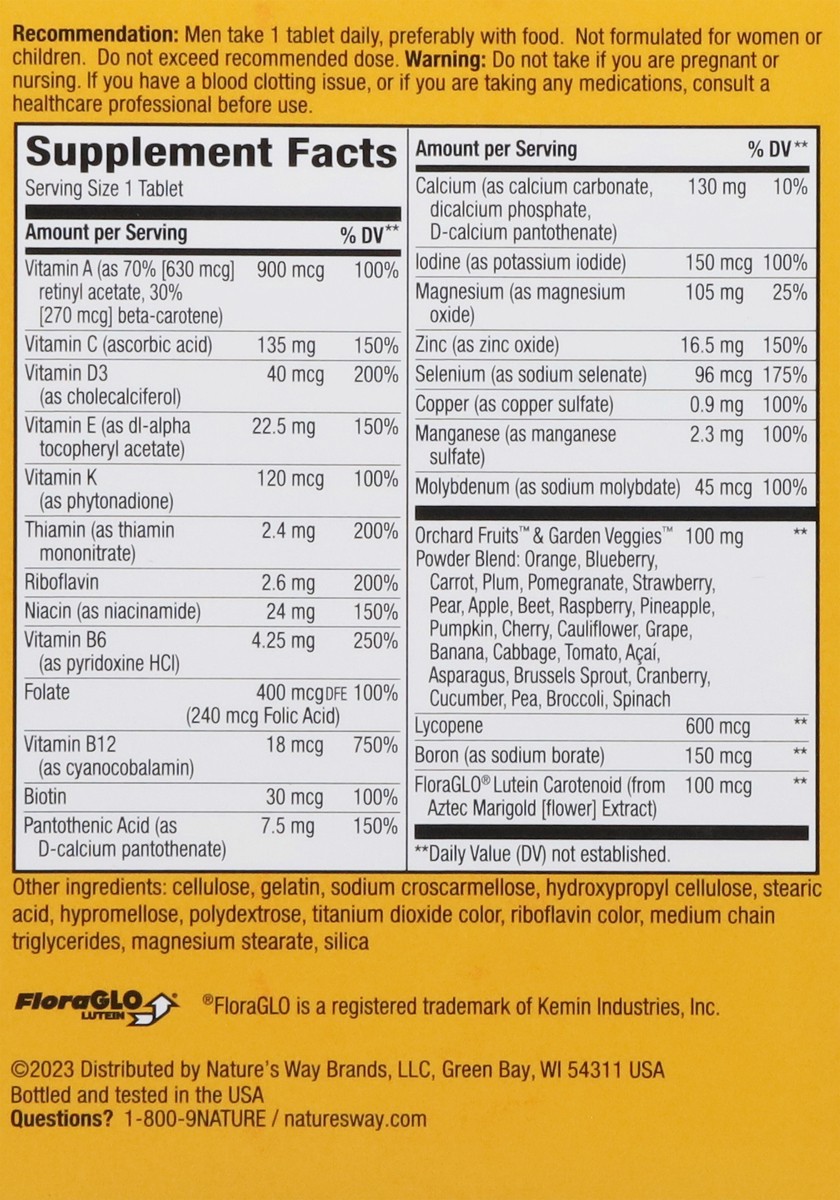 slide 7 of 14, Nature's Way Alive! Men's Complete Multivitamin, 50 ct