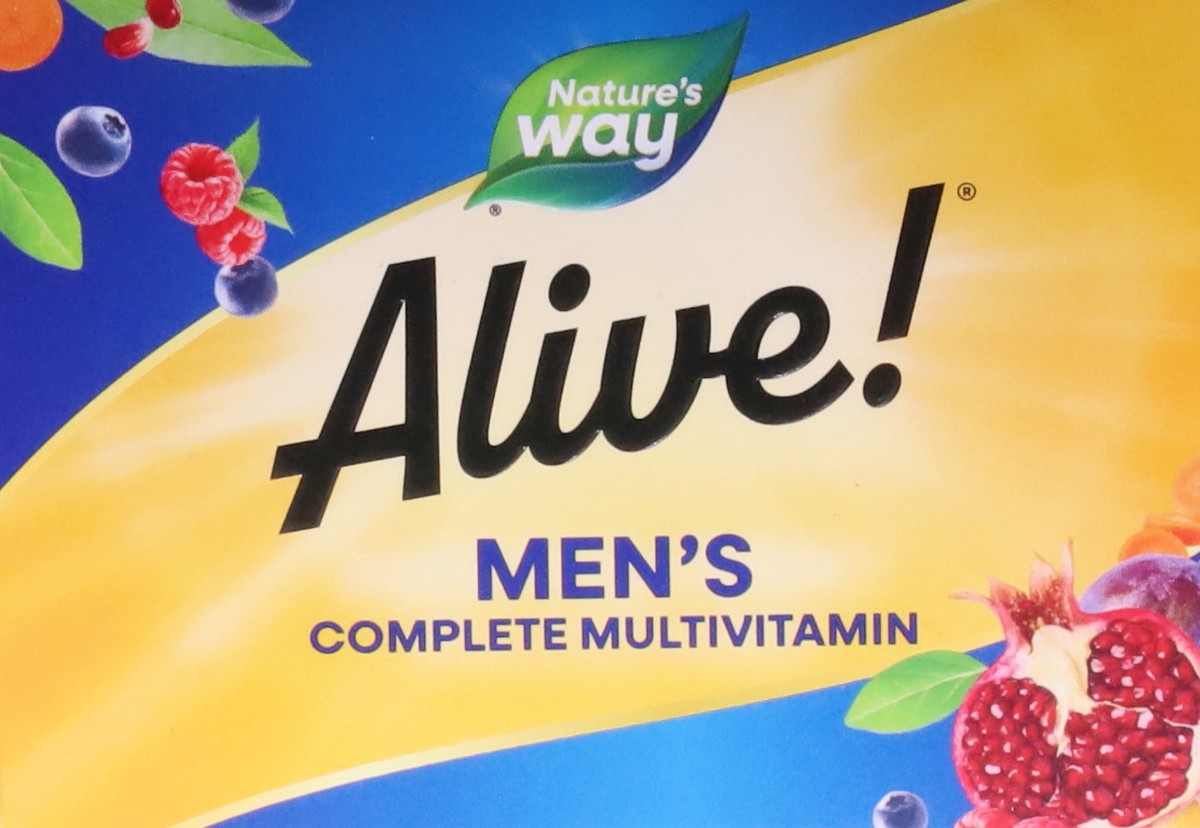 slide 14 of 14, Nature's Way Alive! Men's Complete Multivitamin, 50 ct