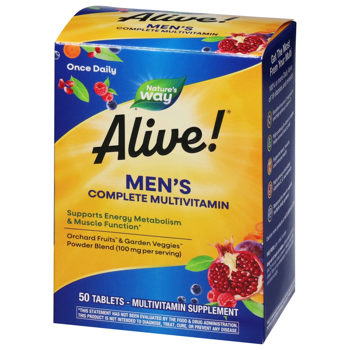 slide 10 of 14, Nature's Way Alive! Men's Complete Multivitamin, 50 ct