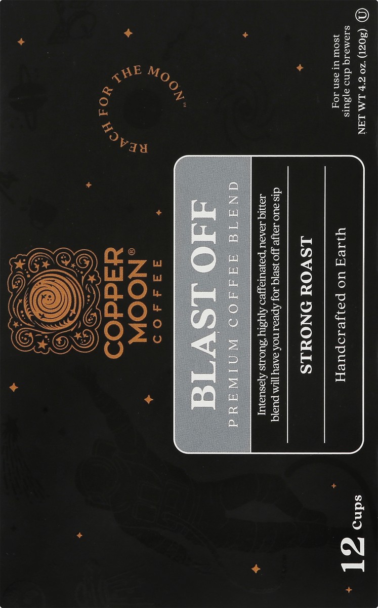 slide 2 of 11, Copper Moon Strong Roast Blast Off Coffee 12 ea, 12 ct