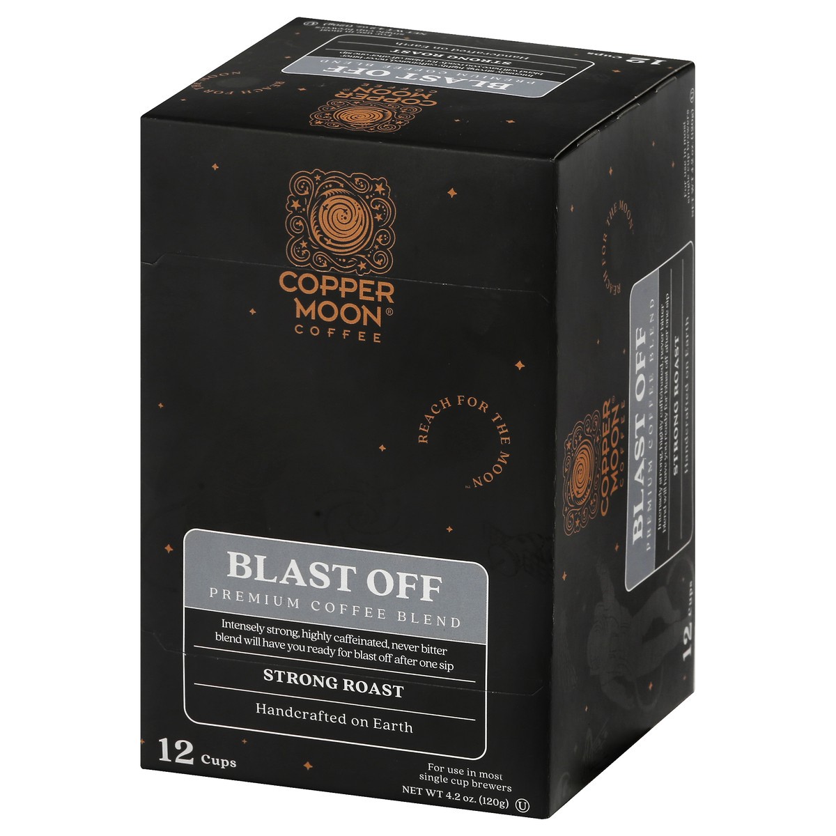 slide 5 of 11, Copper Moon Strong Roast Blast Off Coffee 12 ea, 12 ct