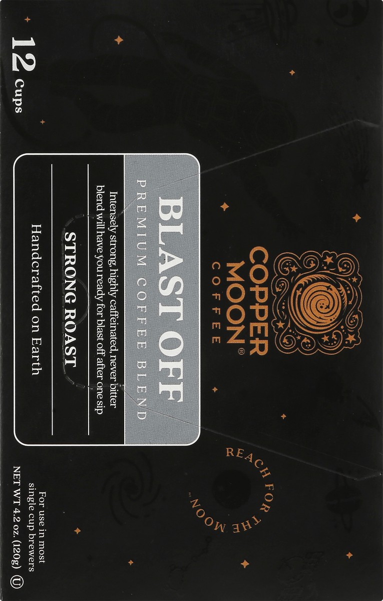 slide 9 of 11, Copper Moon Strong Roast Blast Off Coffee 12 ea, 12 ct