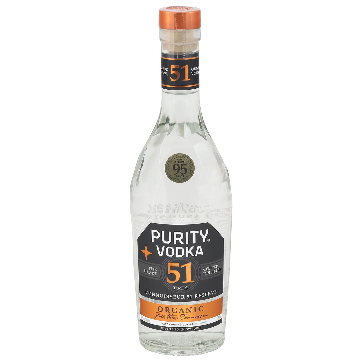 slide 1 of 9, Purity Organic Bottle No: 4797 Vodka 750 ml, 750 ml